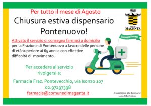 Chiusura dispensario di Pontenuovo per il mese di agosto